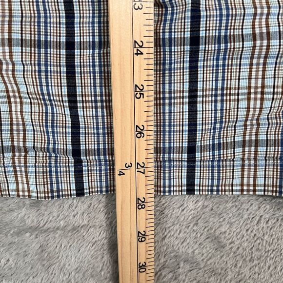 5.11 Tactical Covert Conceal Shirt Men Medium Casual Short Sleeve Blue Plaid - Picture 4 of 7